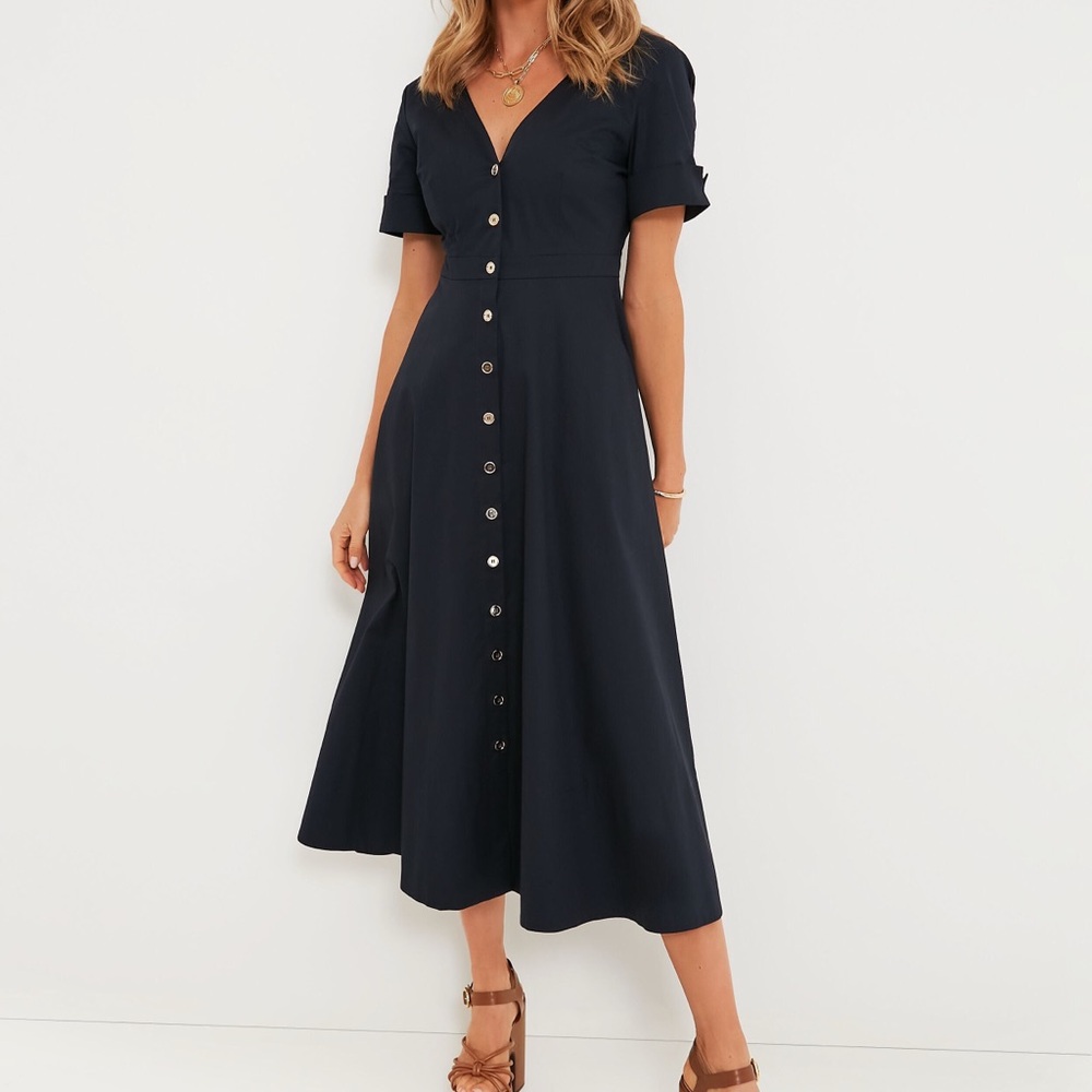 Tuckernuck - Navy Kate Maxi/Midi Dress - NWT - XS